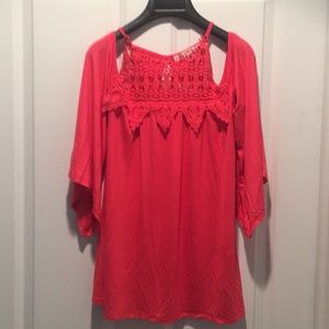 Boston Proper Cold Shoulder top